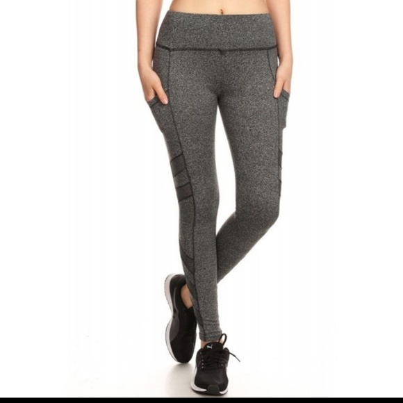 *out of stock*High Waisted Grey Leggings! - Picture 4 of 6